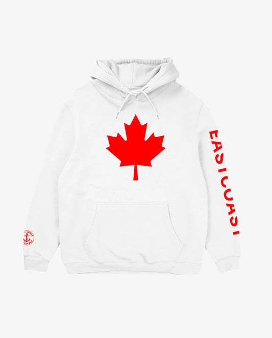 Maple Leaf Hoodie - White