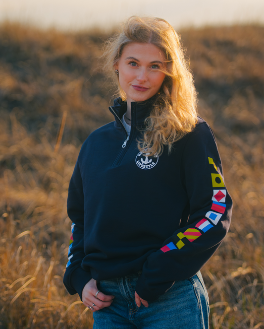 Boat Flag Quarter Zip