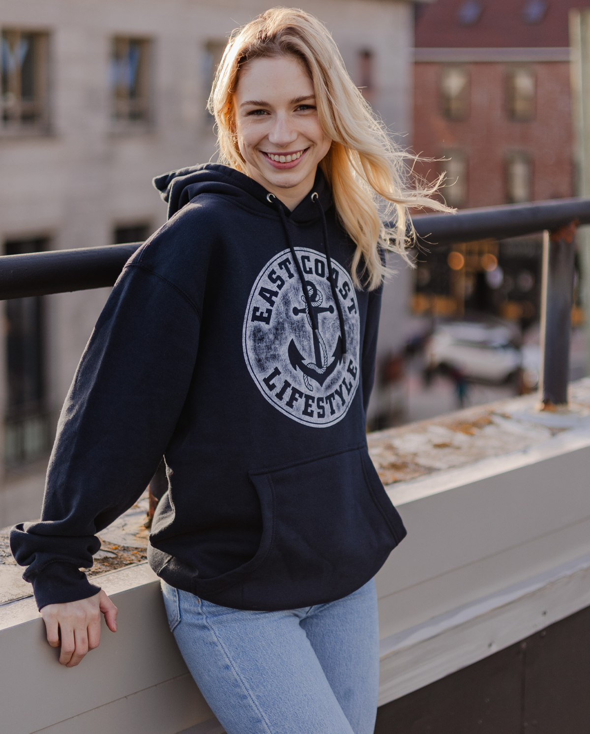 Classic Vintage Hoodie – East Coast Lifestyle - Main Image