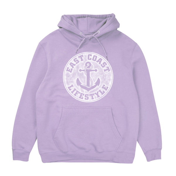 Classic Vintage Hoodie - Lilac and Seafoam