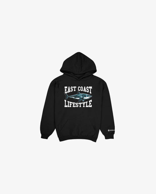 Kids Collegiate Shark Hoodie
