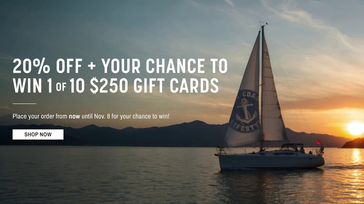 Shop now: 20% off plus your chance to win one of ten $250 gift cards. November 2–8.