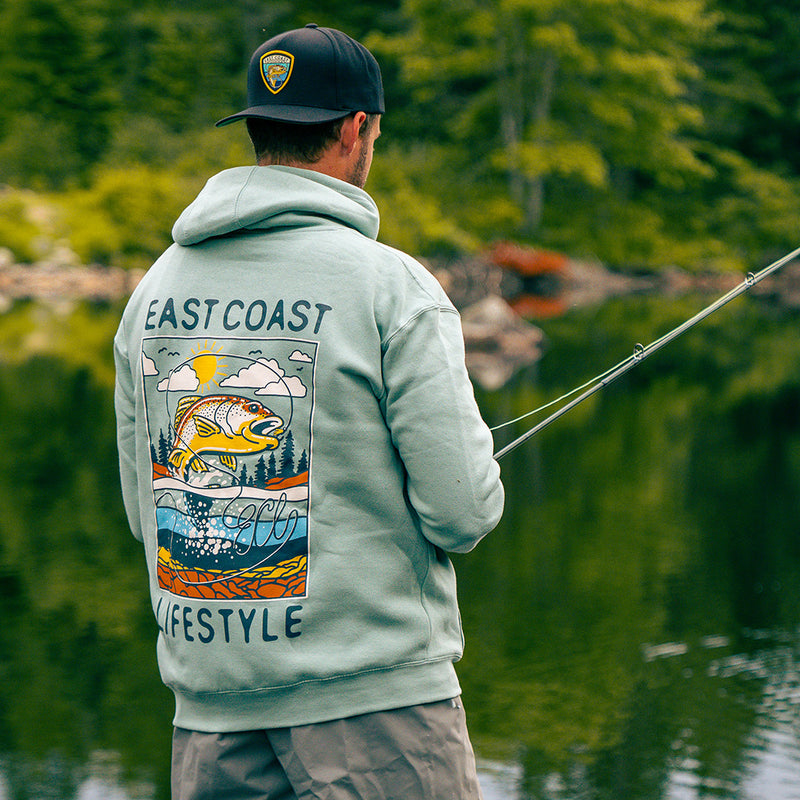 Fly Fishing Hoodie East Coast Lifestyle
