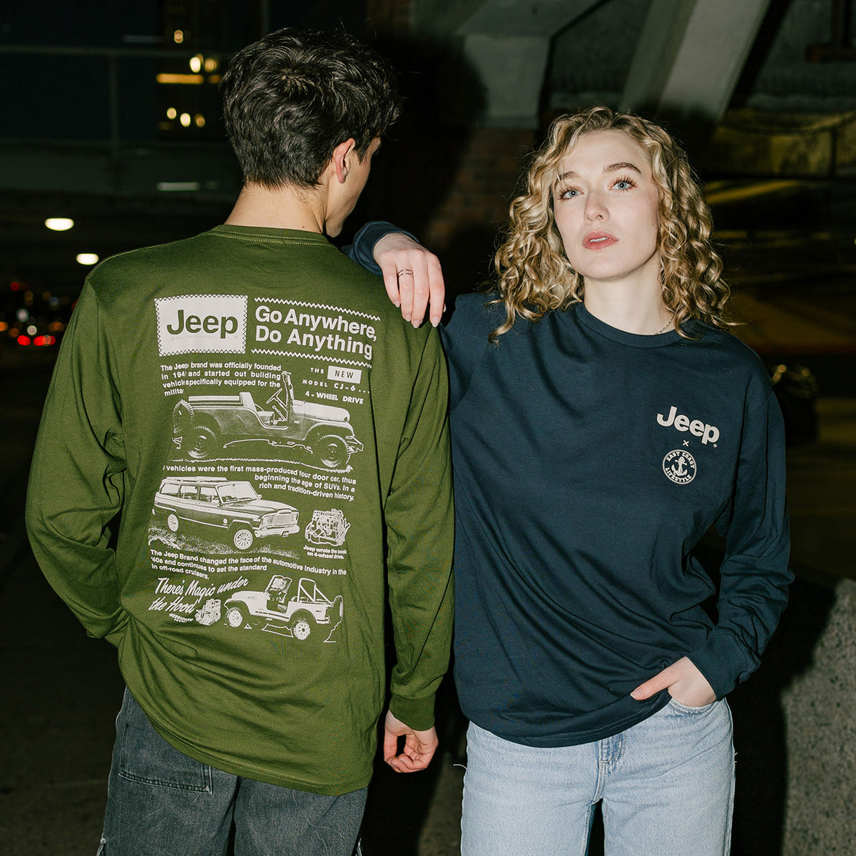 ★2023SS新作★JEEP★Compass Long Sleeves Jeep Story Long Sleeve - Navy – East Coast Lifestyle