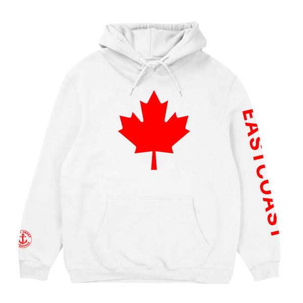 Maple Leaf Hoodie - White