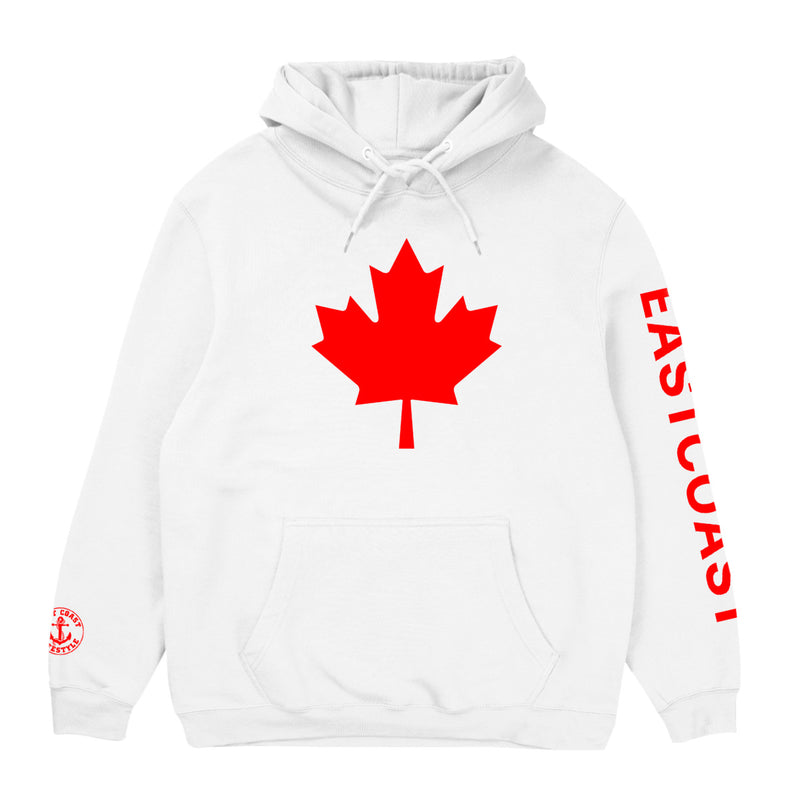 Maple Leaf Hoodie - White