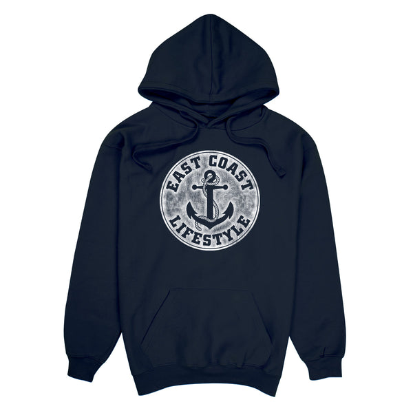 Navy Blue Classic Vintage Hoodie (5XL Only)