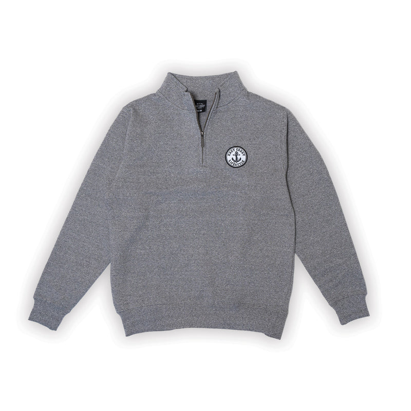 Grey half zip sweatshirt online