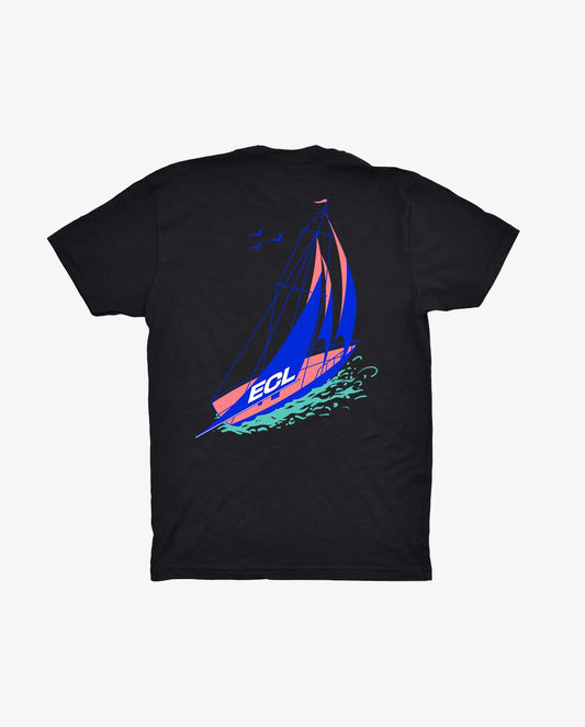 Sailboat Tee - Black